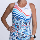 Zoot Sports TRI TOPS Women's Ltd Tri Racerback - Cote d'Azur