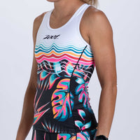 Zoot Sports TRI TOPS Women's Ltd Tri Racerback - Koa Tropical