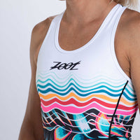 Zoot Sports TRI TOPS Women's Ltd Tri Racerback - Koa Tropical