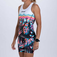 Zoot Sports TRI TOPS Women's Ltd Tri Racerback - Koa Tropical