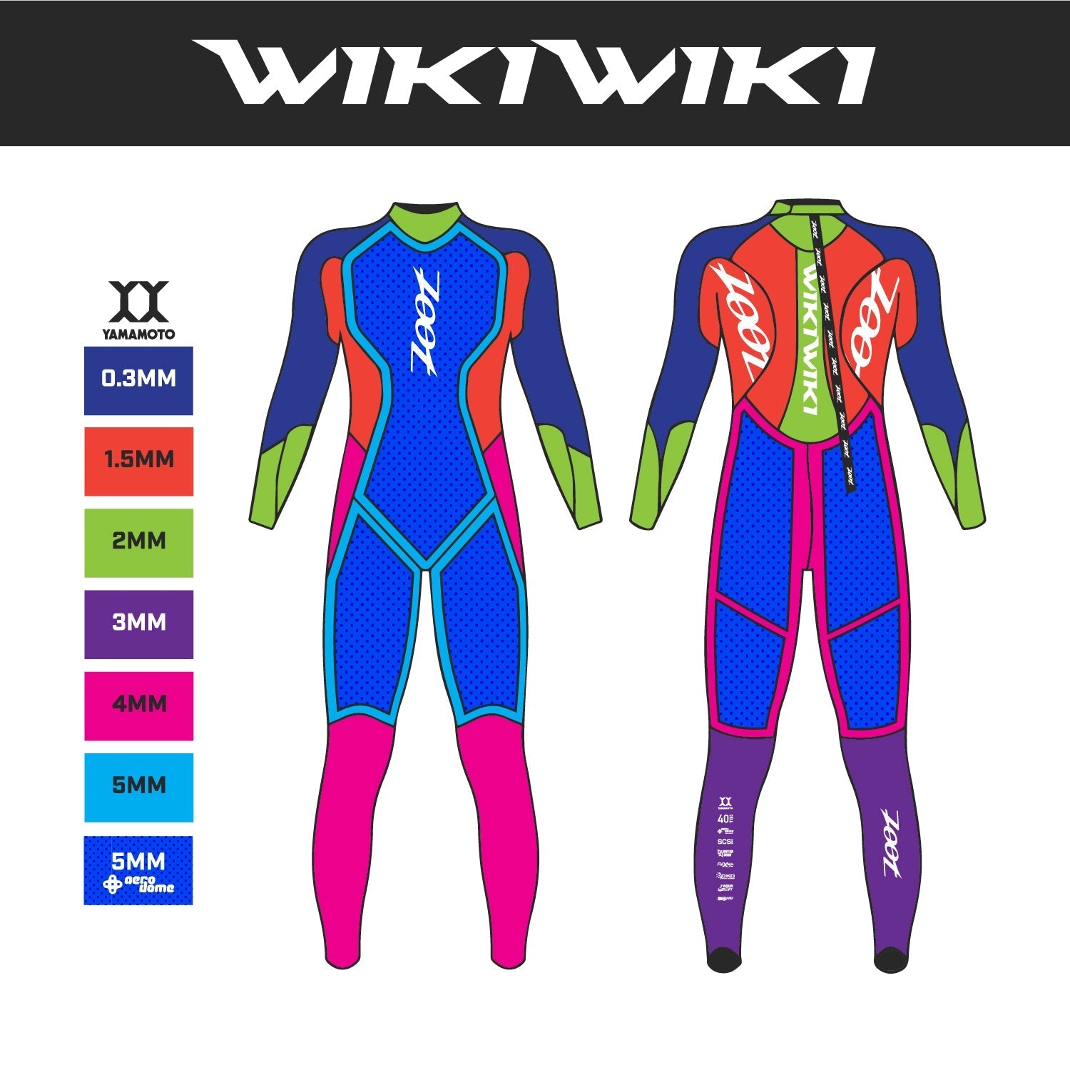 Zoot Sports WETSUITS Men's Wikiwiki 3.0 Wetsuit - Gold
