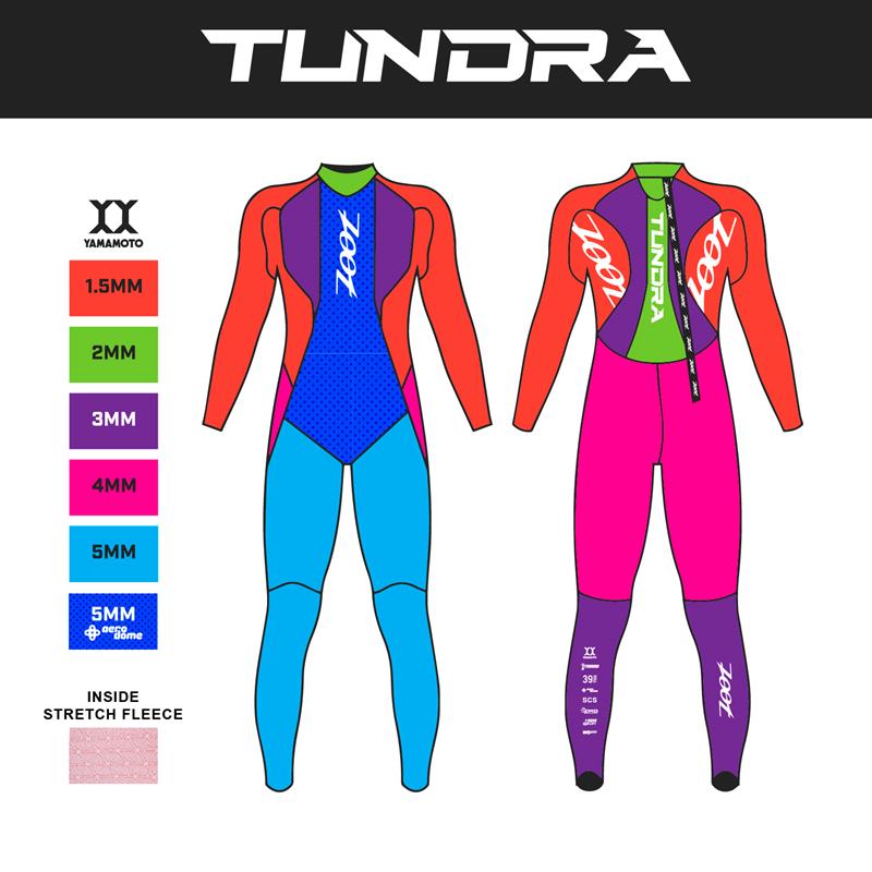 Zoot Sports WETSUITS Women's Tundra - Ice Blue