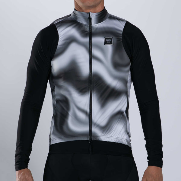 GUSCIO IRIDESCENT REFLECTIVE MEN JACKET Gray