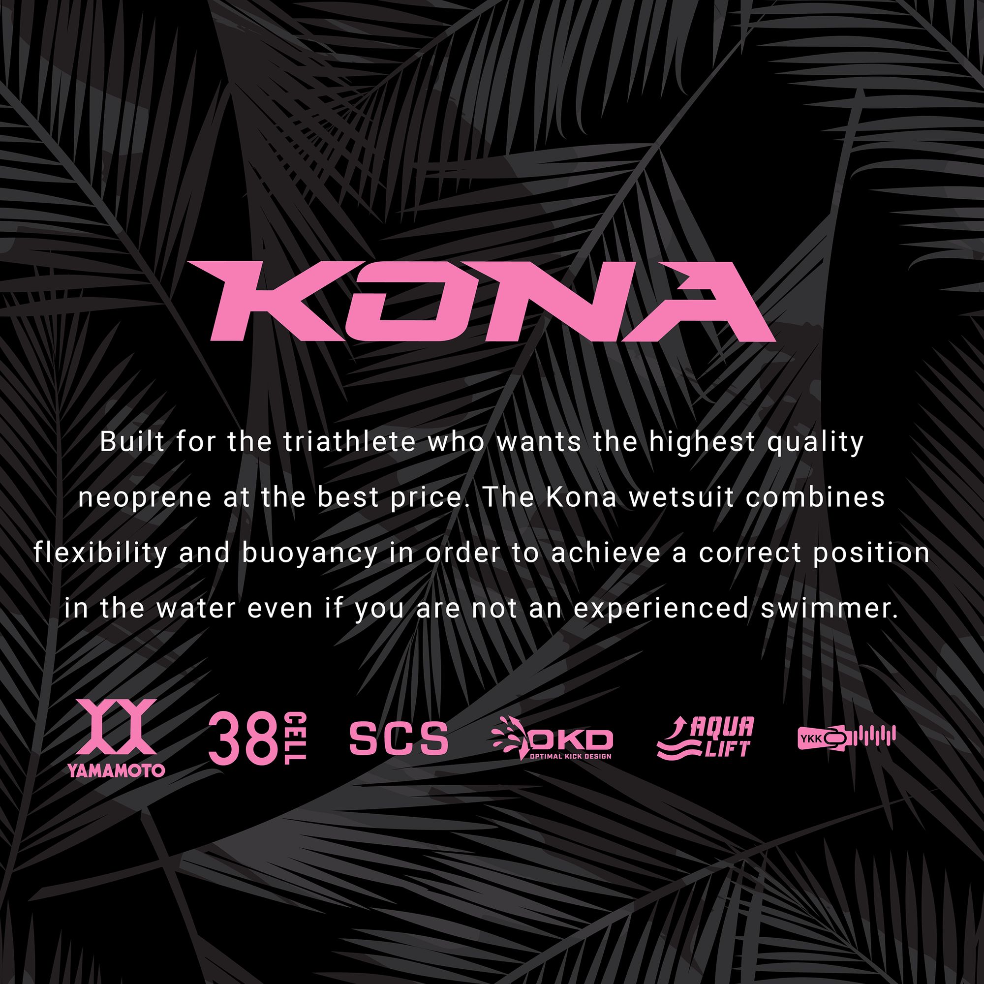 Women's Kona 2.0 Wetsuit - Pink Flora