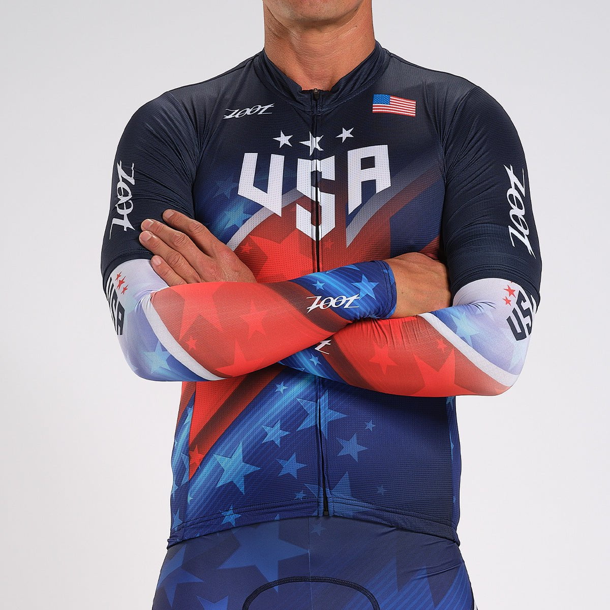 Zoot Sports ARM COOLERS UNISEX LTD CYCLE ARM COOLER - TEAM USA
