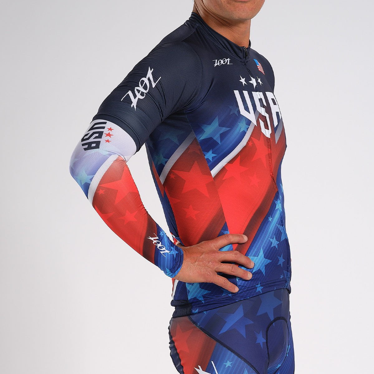 Zoot Sports ARM COOLERS UNISEX LTD CYCLE ARM COOLER - TEAM USA