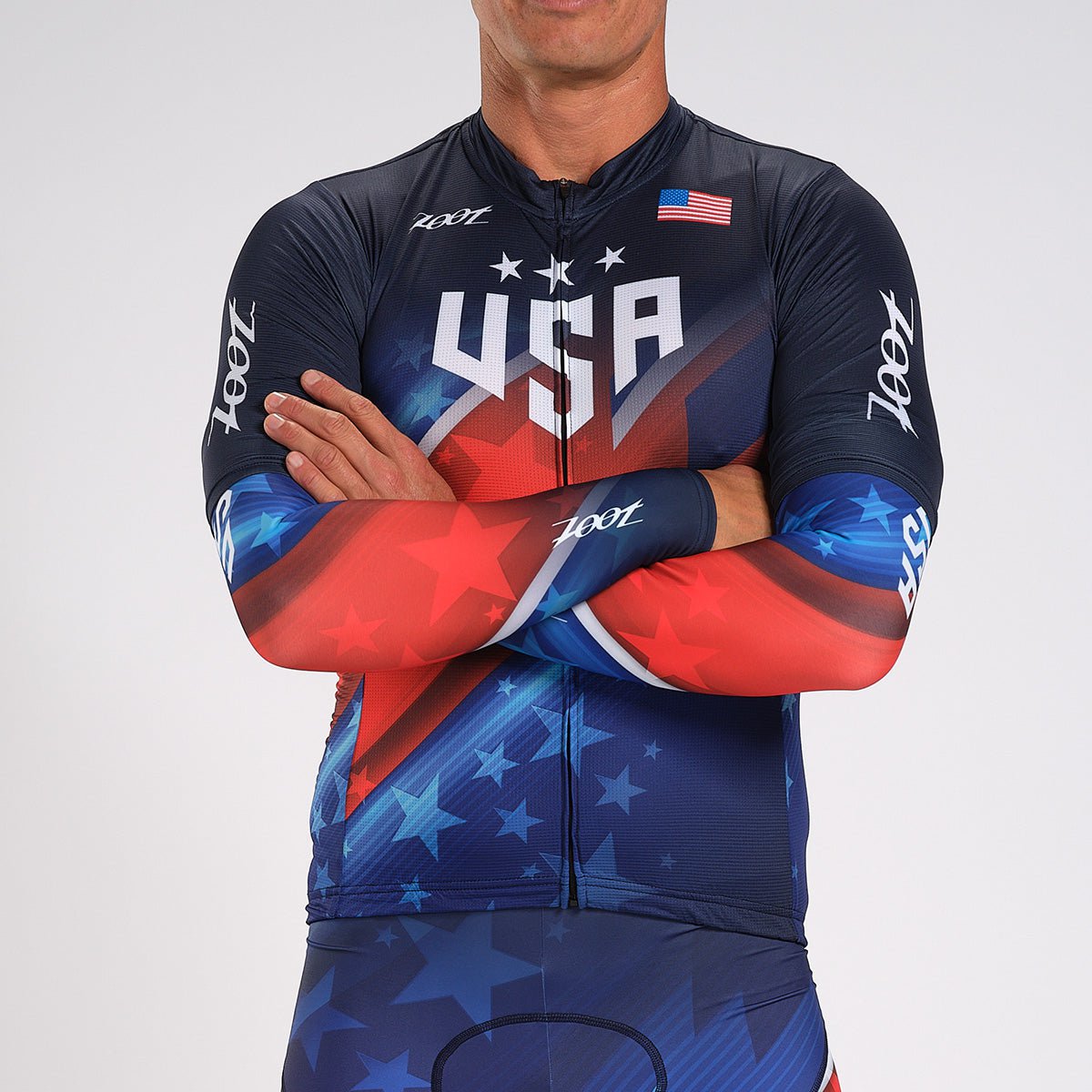 Zoot Sports ARM WARMERS UNISEX LTD CYCLE ARM WARMER - TEAM USA