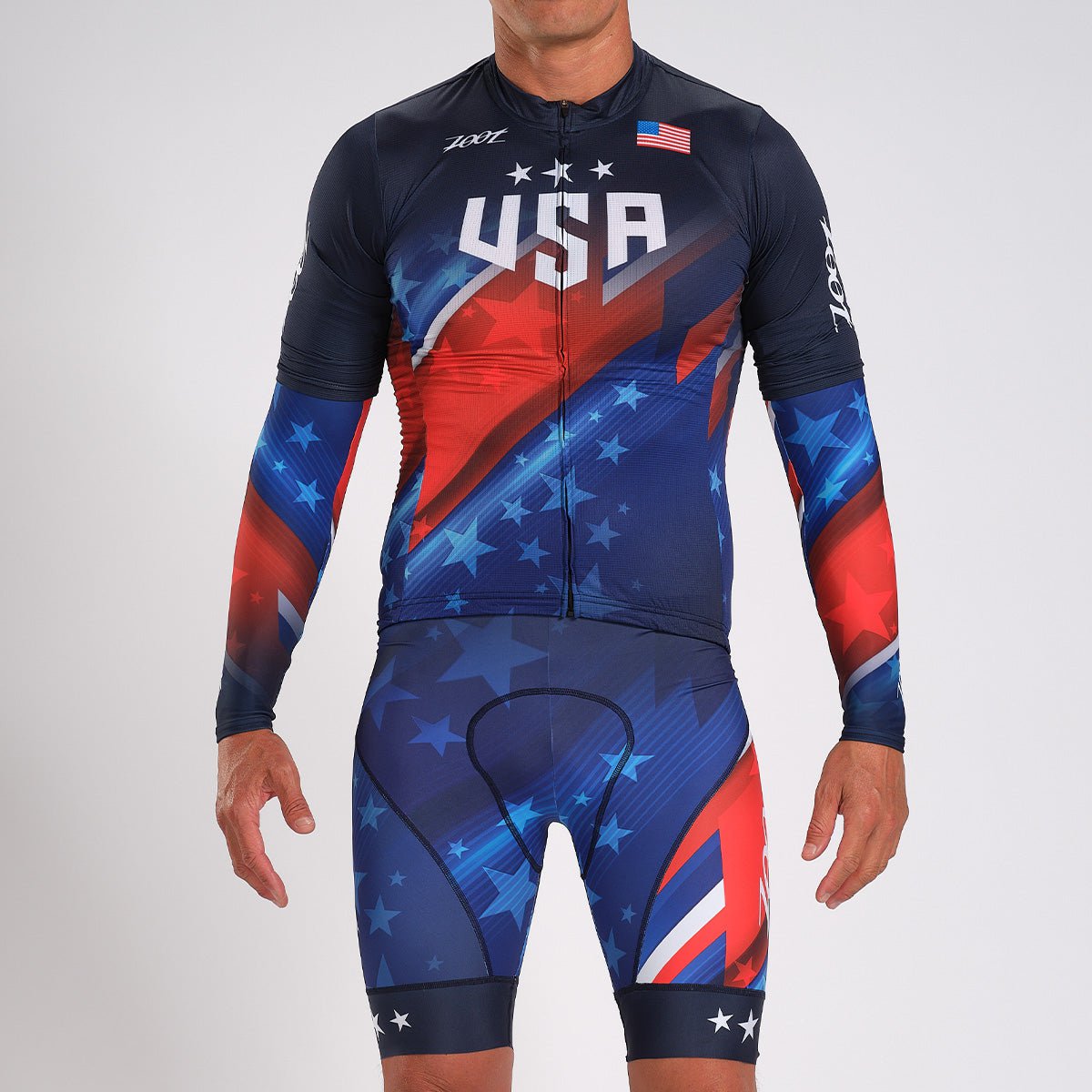 Zoot Sports ARM WARMERS UNISEX LTD CYCLE ARM WARMER - TEAM USA