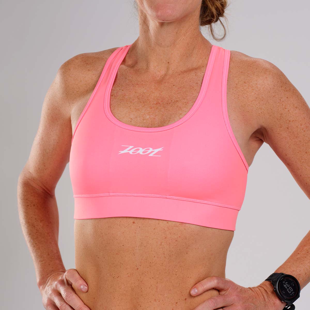 Zoot Sports BRAS Women's Ltd Run Bra - Neon Coral