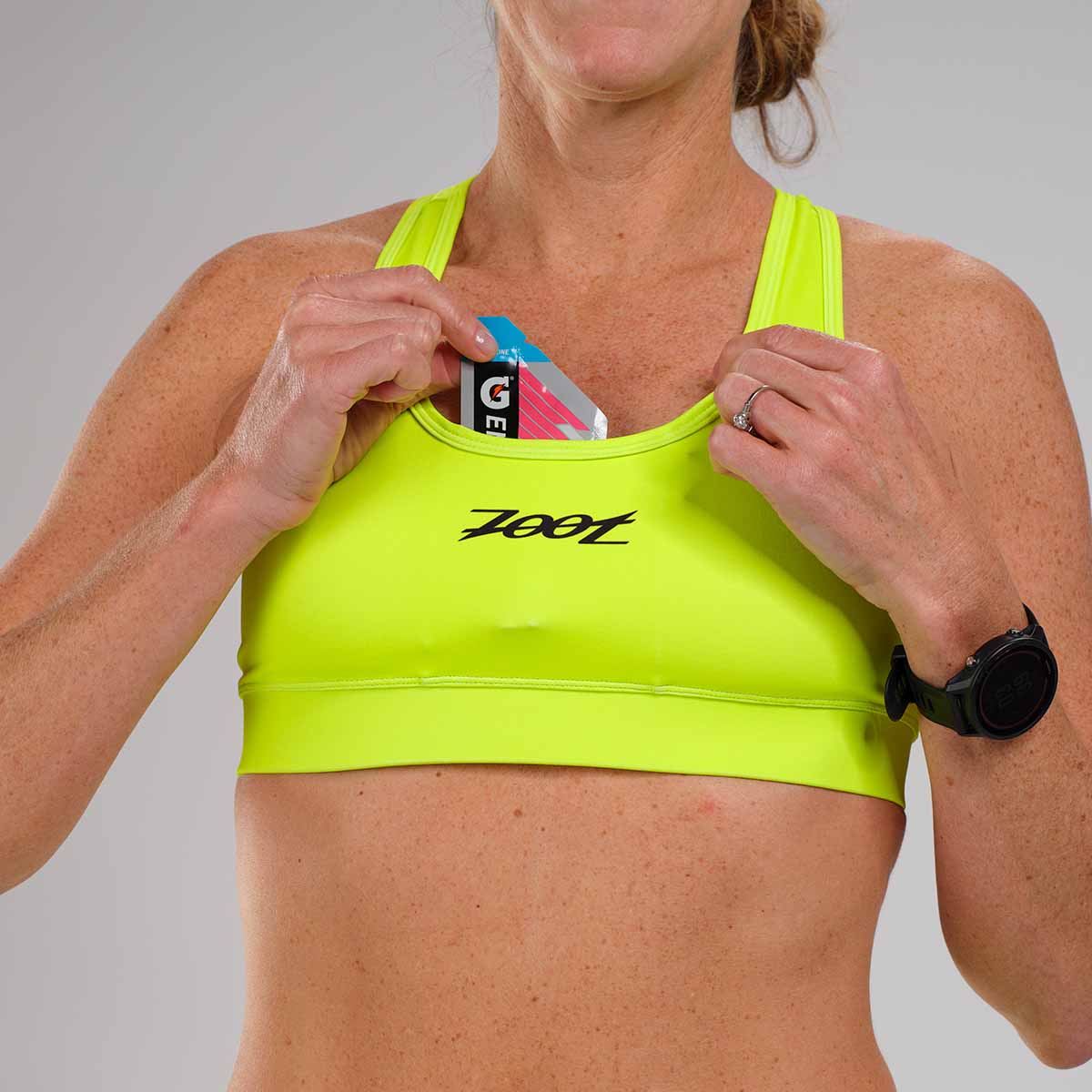 Zoot Sports BRAS Women's LTD Run Bra - Neon Yellow