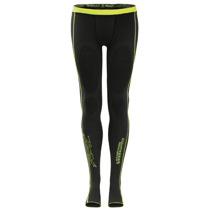 Zoot Sports COMPRESSION UNISEX ULTRA RECOVERY 2.0 CRX TIGHT - GRAPHITE SAFETY YELLOW