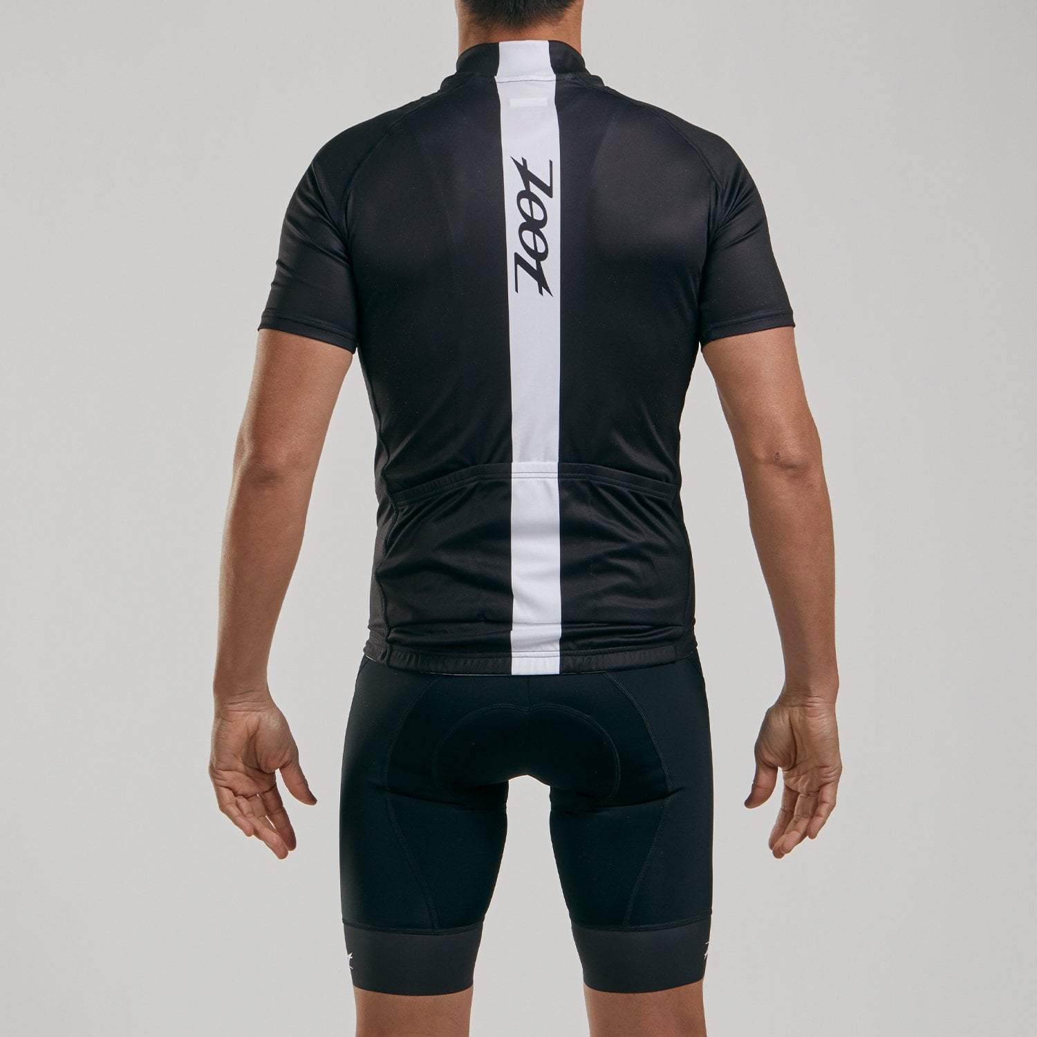 Mens Half Zip Cycling Jersey - Black – DiamondBack