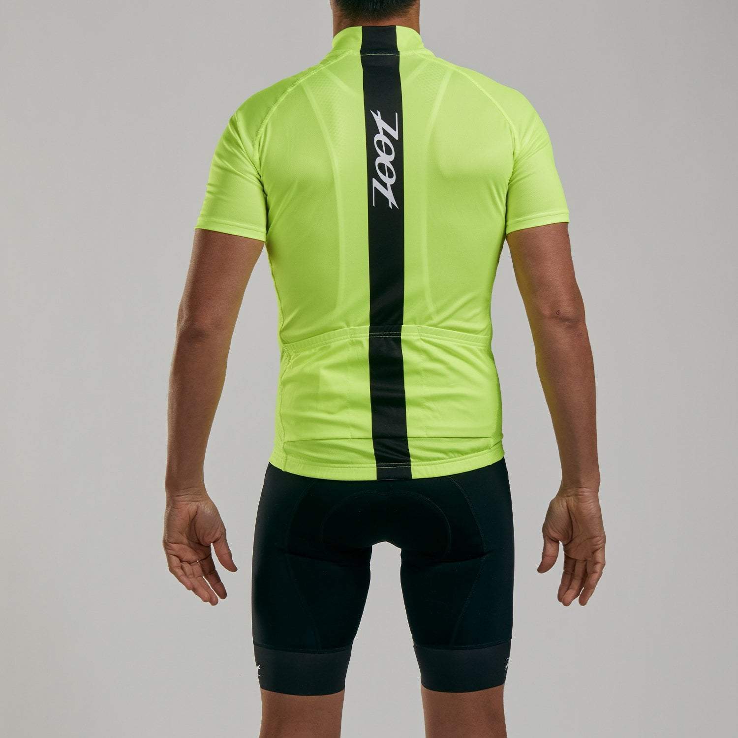 Mens Core+ Cycle Jersey - Safety Yellow