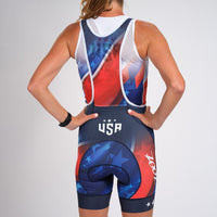 Zoot Sports CYCLE BOTTOMS WOMENS LTD CYCLE BIB - TEAM USA