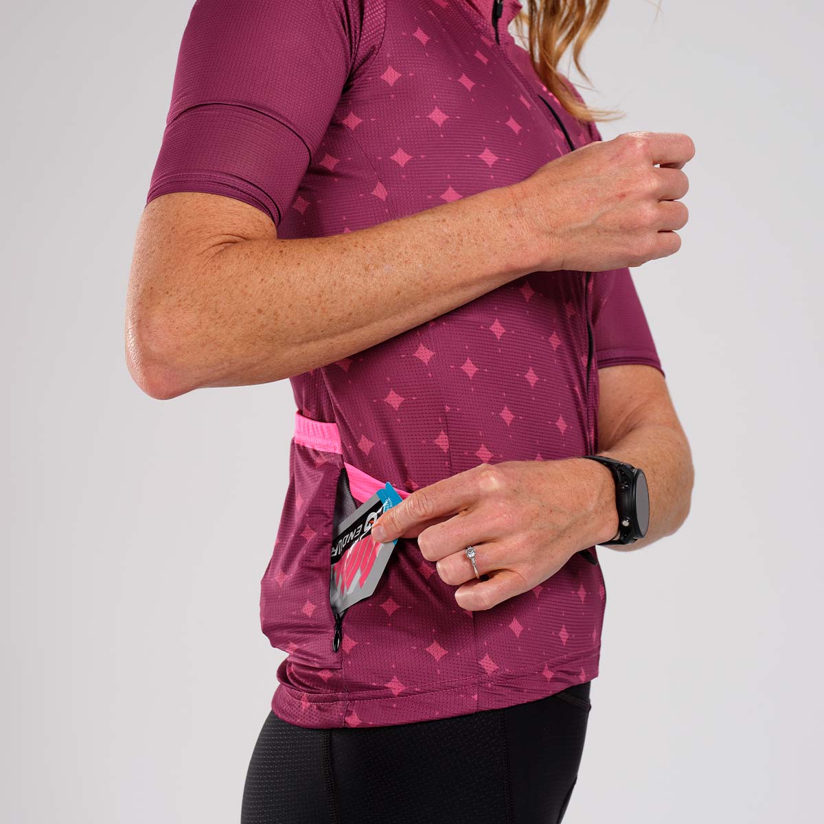 Zoot Sports CYCLE JERSEYS Women's Recon Cycle Jersey - Plum