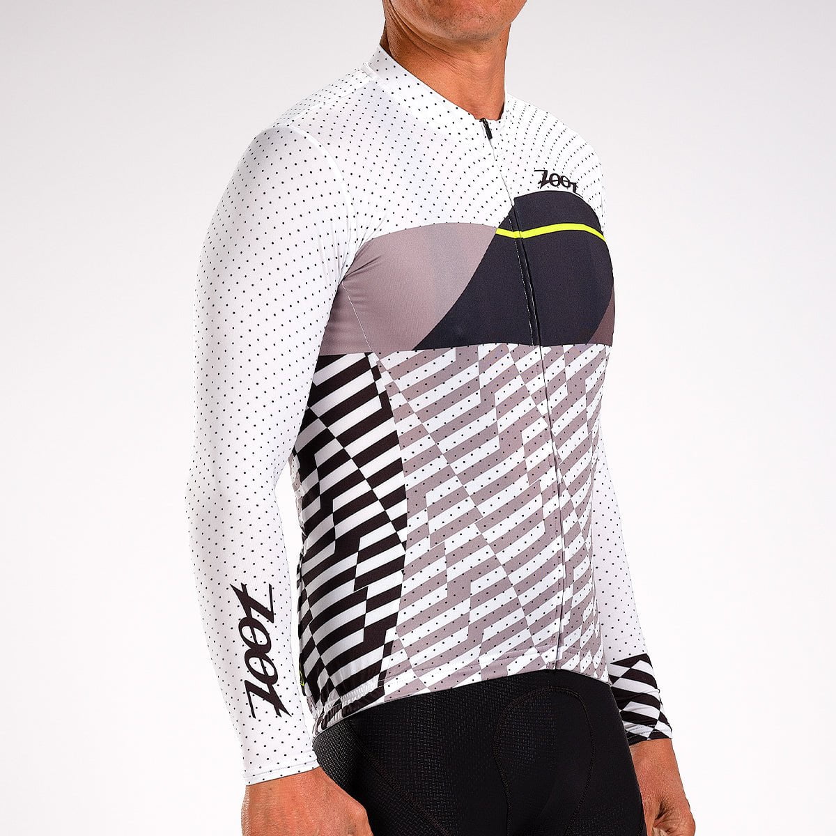 Zoot Sports CYCLE TOPS MENS LTD CYCLE SUN STOP LS JERSEY - WHITE