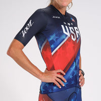 Zoot Sports CYCLE TOPS WOMENS LTD CYCLE AERO JERSEY - TEAM USA