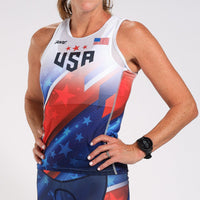 Zoot Sports CYCLE TOPS WOMENS LTD CYCLE BASE LAYER - TEAM USA