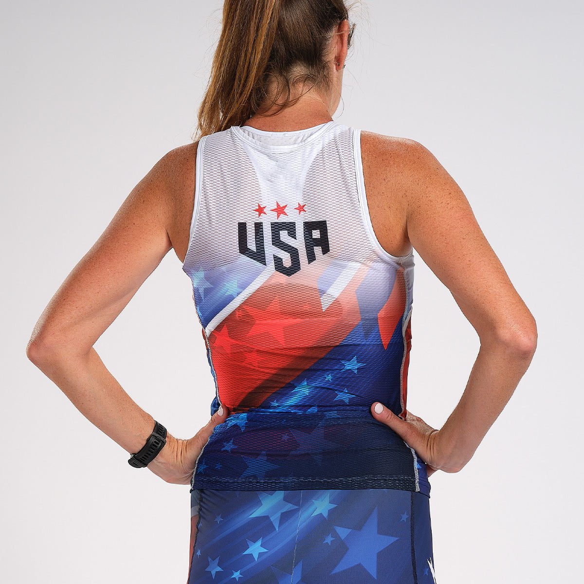 Zoot Sports CYCLE TOPS WOMENS LTD CYCLE BASE LAYER - TEAM USA