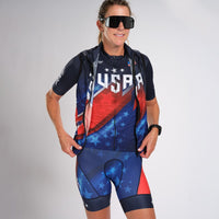 Zoot Sports CYCLE TOPS WOMENS LTD CYCLE VEST - TEAM USA