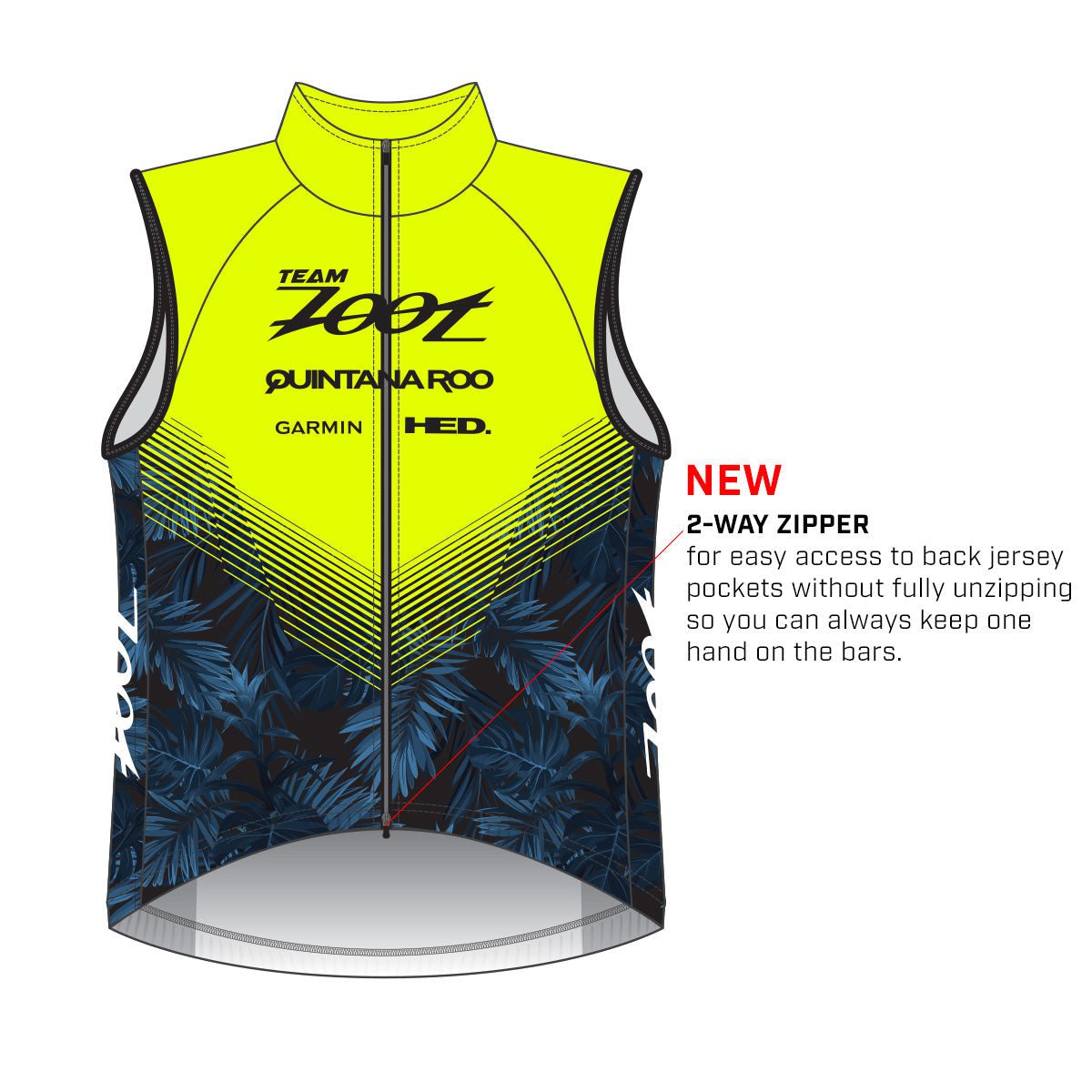 Zoot Sports CYCLE TOPS WOMENS LTD CYCLE VEST - TEAM ZOOT 2023