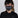 Unisex Face Mask - Black Bandana