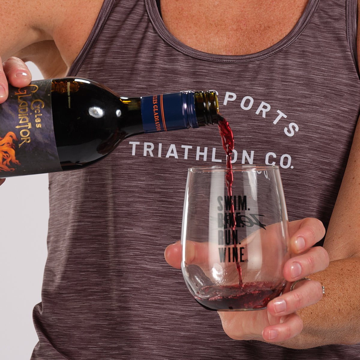 Zoot Sports GLASS Swim Bike Run Wine - Glass