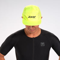 Zoot Sports HEADWEAR OSFA UNISEX TECH 5-PANEL HAT - SAFETY YELLOW