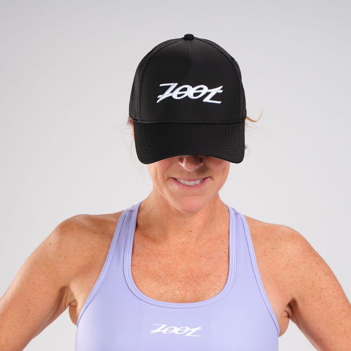 Zoot Sports HEADWEAR OSFA Unisex Tech Curved Bill Hat - Black