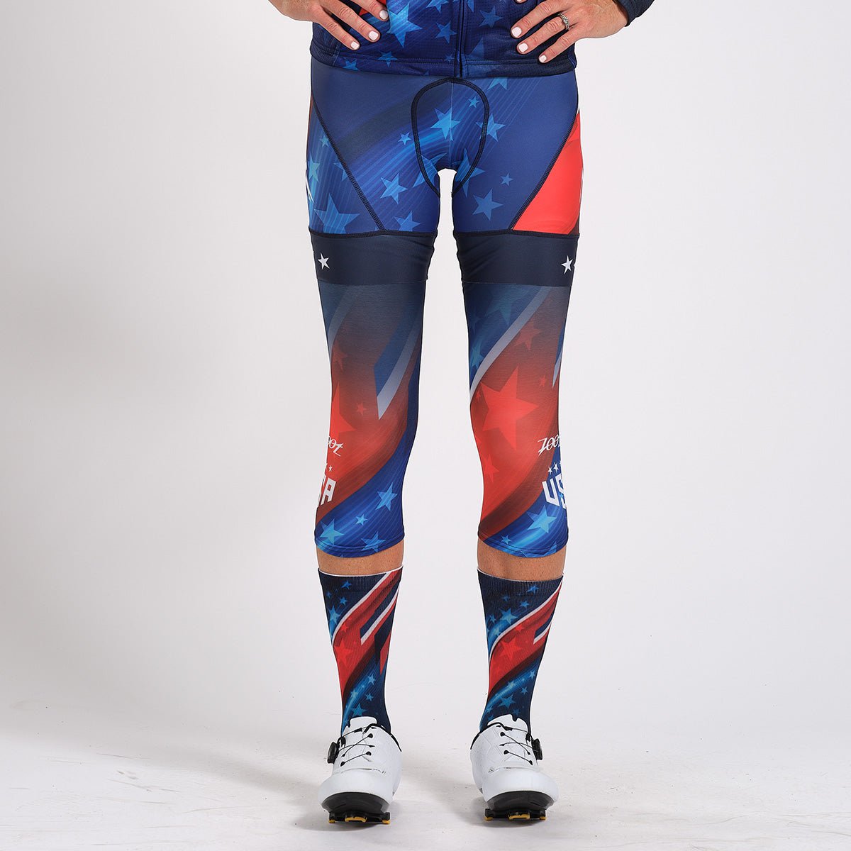 Zoot Sports KNEE WARMERS UNISEX LTD CYCLE KNEE WARMER - TEAM USA