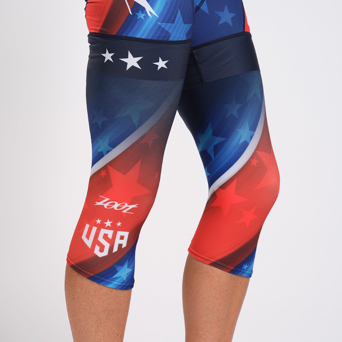 Zoot Sports KNEE WARMERS UNISEX LTD CYCLE KNEE WARMER - TEAM USA