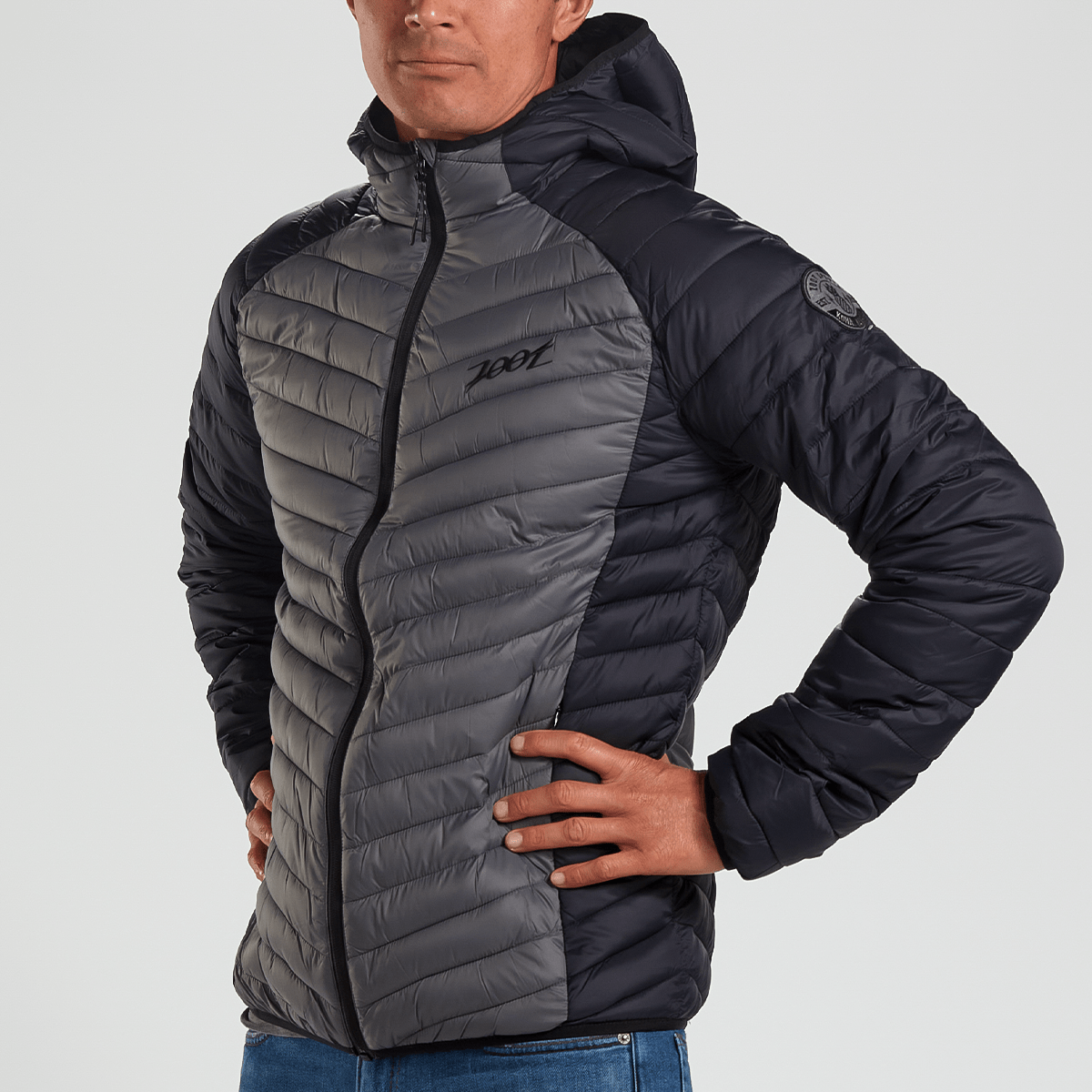 Zoot Sports LIFESTYLE MENS LTD MUANA KEA JACKET - BLACK/GRAPHITE