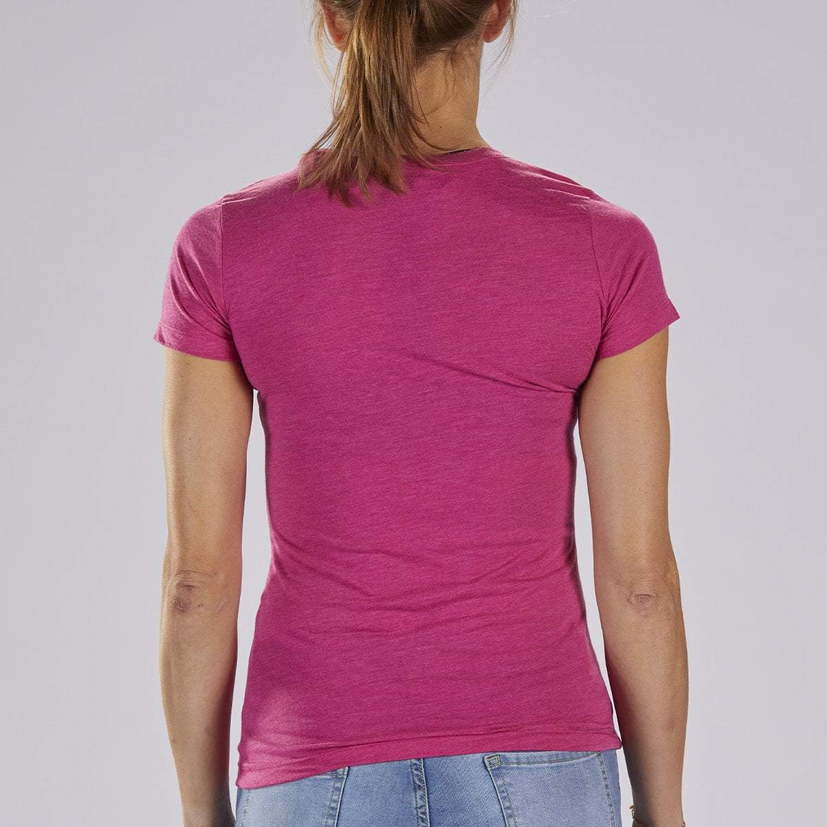 Women's Limited Edition Cotton Tee - Berry "Zoot Sports Shack"