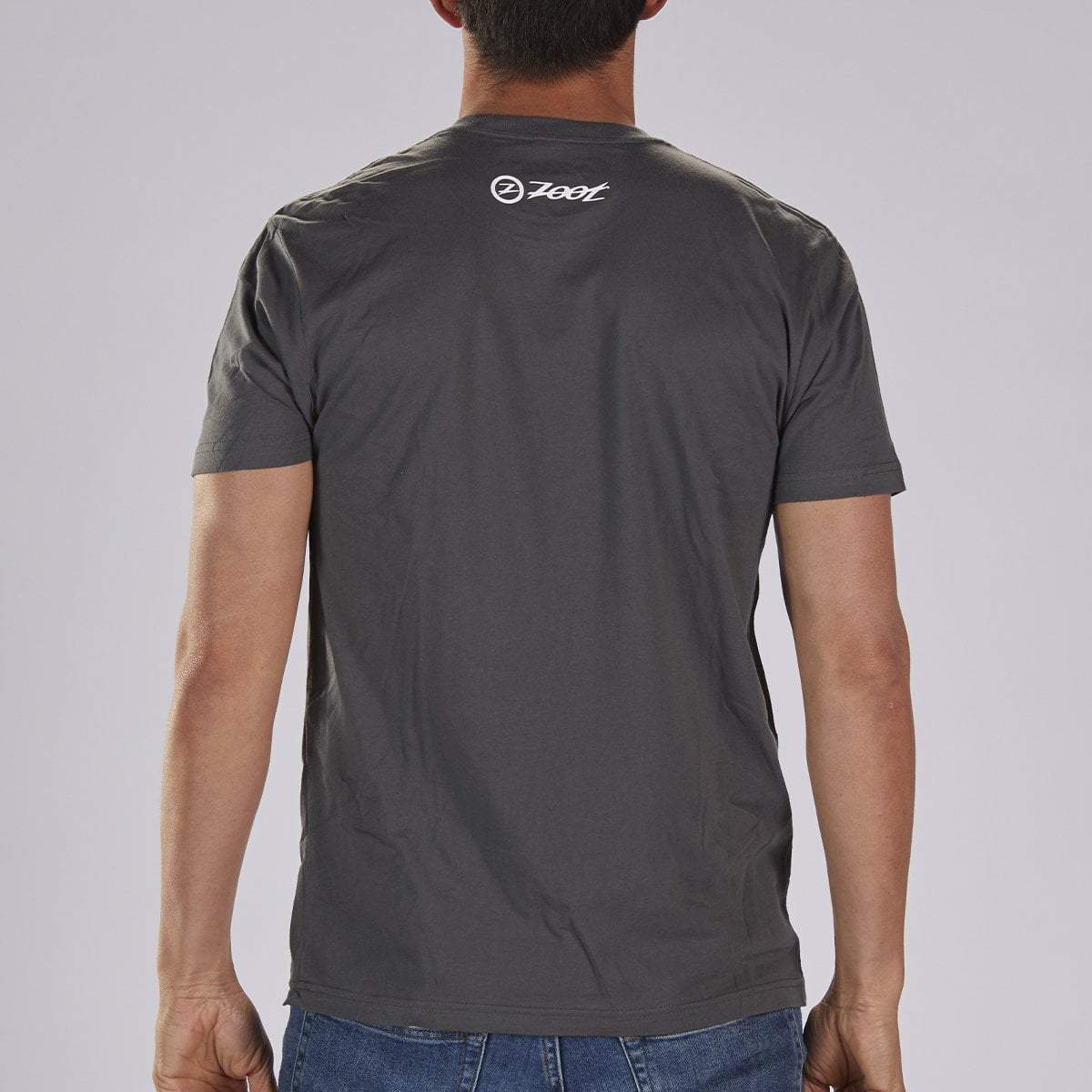 Men's Cotton Tee -  Charcoal  "Circle Z"