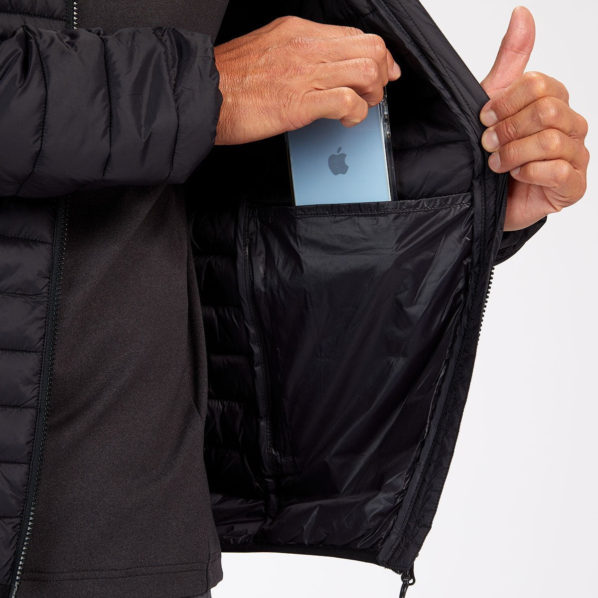 Zoot Sports PUFFER JACKET MENS ULTRA PUFF JACKET- BLACK