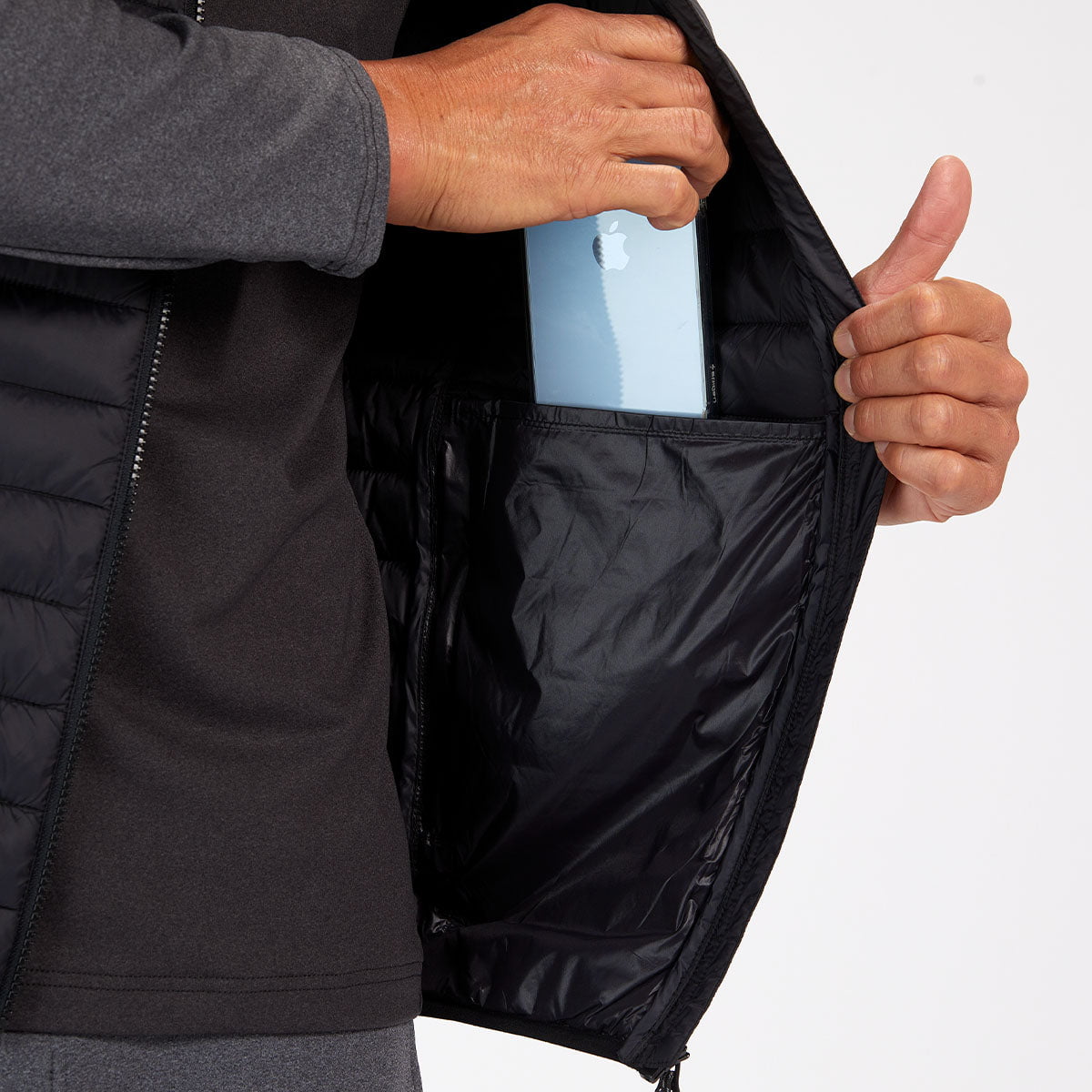 Zoot Sports PUFFER JACKET MENS ULTRA PUFF VEST- BLACK