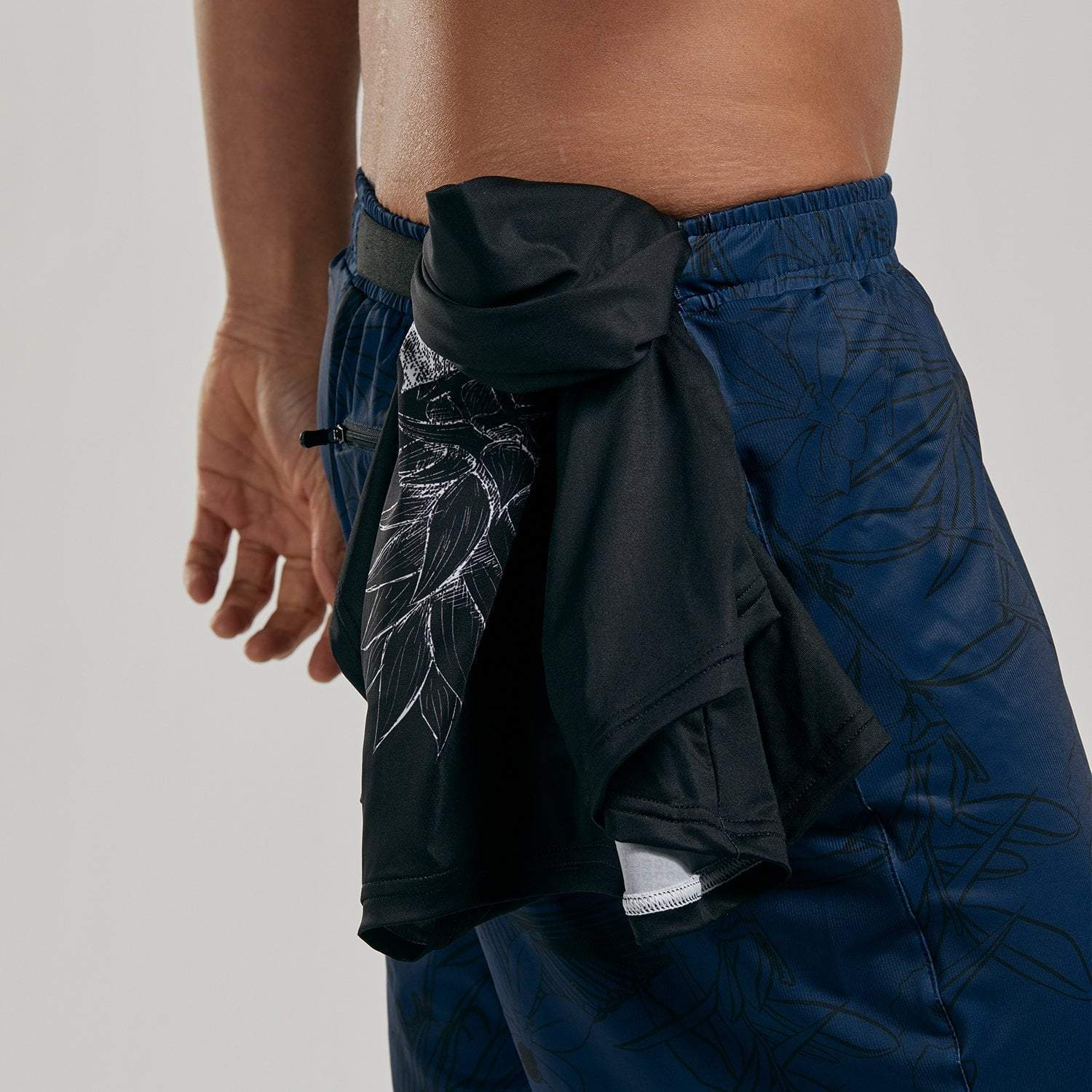 Zoot Sports RUN BOTTOMS MENS LTD RUN 7" SHORT - BLUE HAWAII