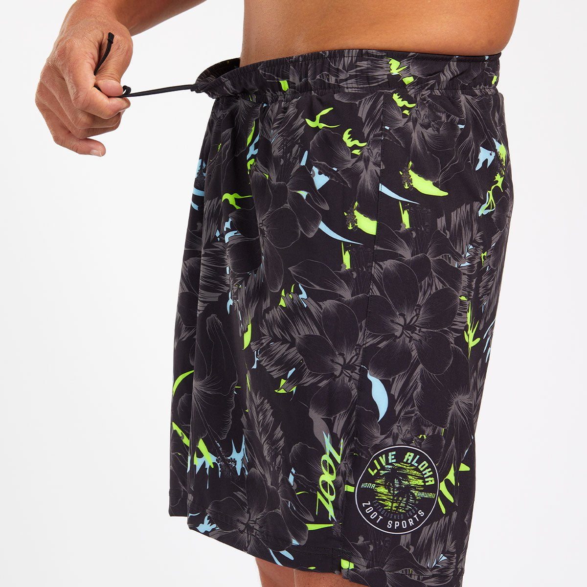 Zoot Sports RUN BOTTOMS MENS LTD RUN 7" SHORT - LIVE ALOHA
