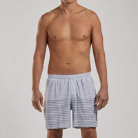 Zoot Sports RUN BOTTOMS MENS LTD RUN 7" SHORT - PINSTRIPE