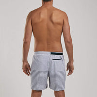 Zoot Sports RUN BOTTOMS MENS LTD RUN 7" SHORT - PINSTRIPE