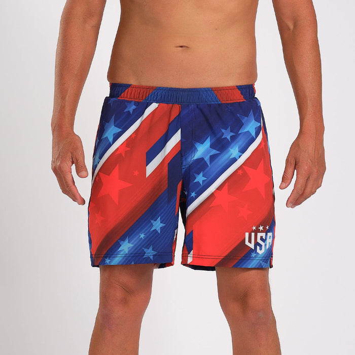 Zoot Sports RUN BOTTOMS MENS LTD RUN 7" SHORT - TEAM USA