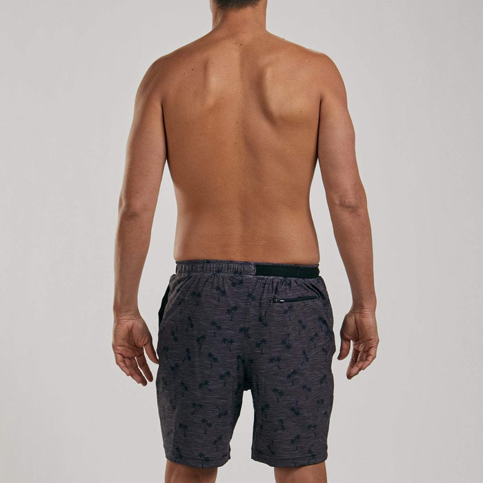 Zoot Sports RUN BOTTOMS MENS LTD RUN 8" SHORT 2-1 - HEATHER PALM