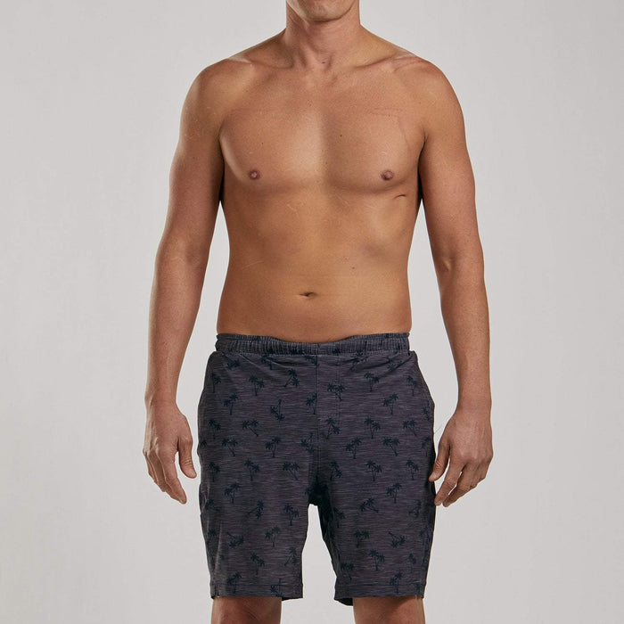 Zoot Sports RUN BOTTOMS MENS LTD RUN 8" SHORT 2-1 - HEATHER PALM