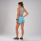 Zoot Sports RUN BOTTOMS Women's LTD Run 3" Short - Turquoise