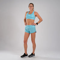 Zoot Sports RUN BOTTOMS Women's LTD Run 3" Short - Turquoise