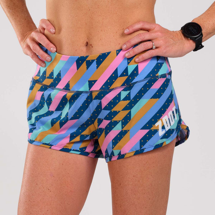 Zoot Sports RUN BOTTOMS Women's LTD Run 3" Short - Unbreakable