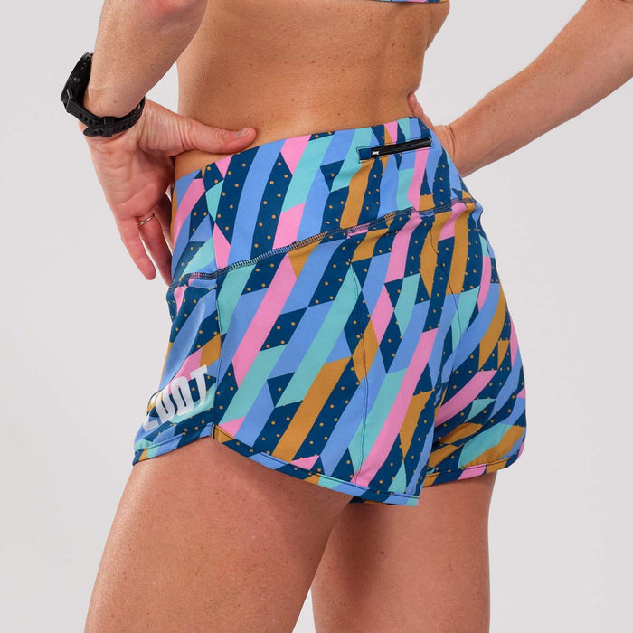 Zoot Sports RUN BOTTOMS Women's LTD Run 3" Short - Unbreakable