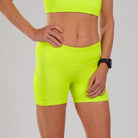 Zoot Sports RUN BOTTOMS Women's LTD Run Pulse Short - Neon Yellow