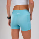 Zoot Sports RUN BOTTOMS Women's LTD Run Pulse Short - Turquoise