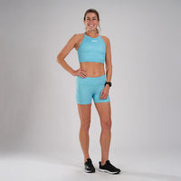 Zoot Sports RUN BOTTOMS Women's LTD Run Pulse Short - Turquoise